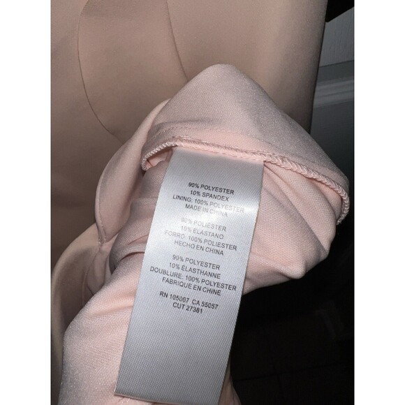 Marina Dress Womens Sz 8 Pink Asymmetrical Sheath Ruffle Romantic feminine New - Picture 7 of 13